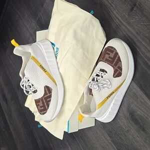 Kids Fendi FF Mesh Trainer